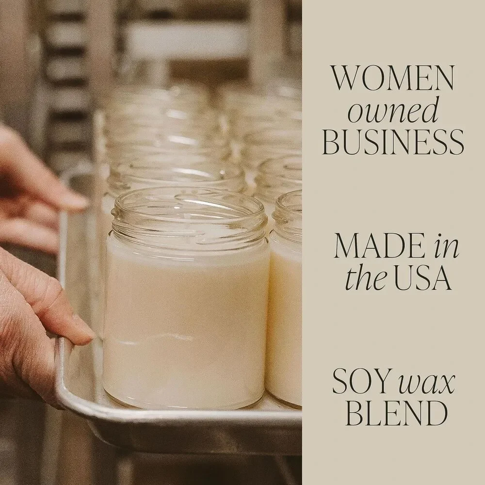 Sweet Water Decor Candle 11oz Mango + Coconut Scent Soy Jar Made in USA